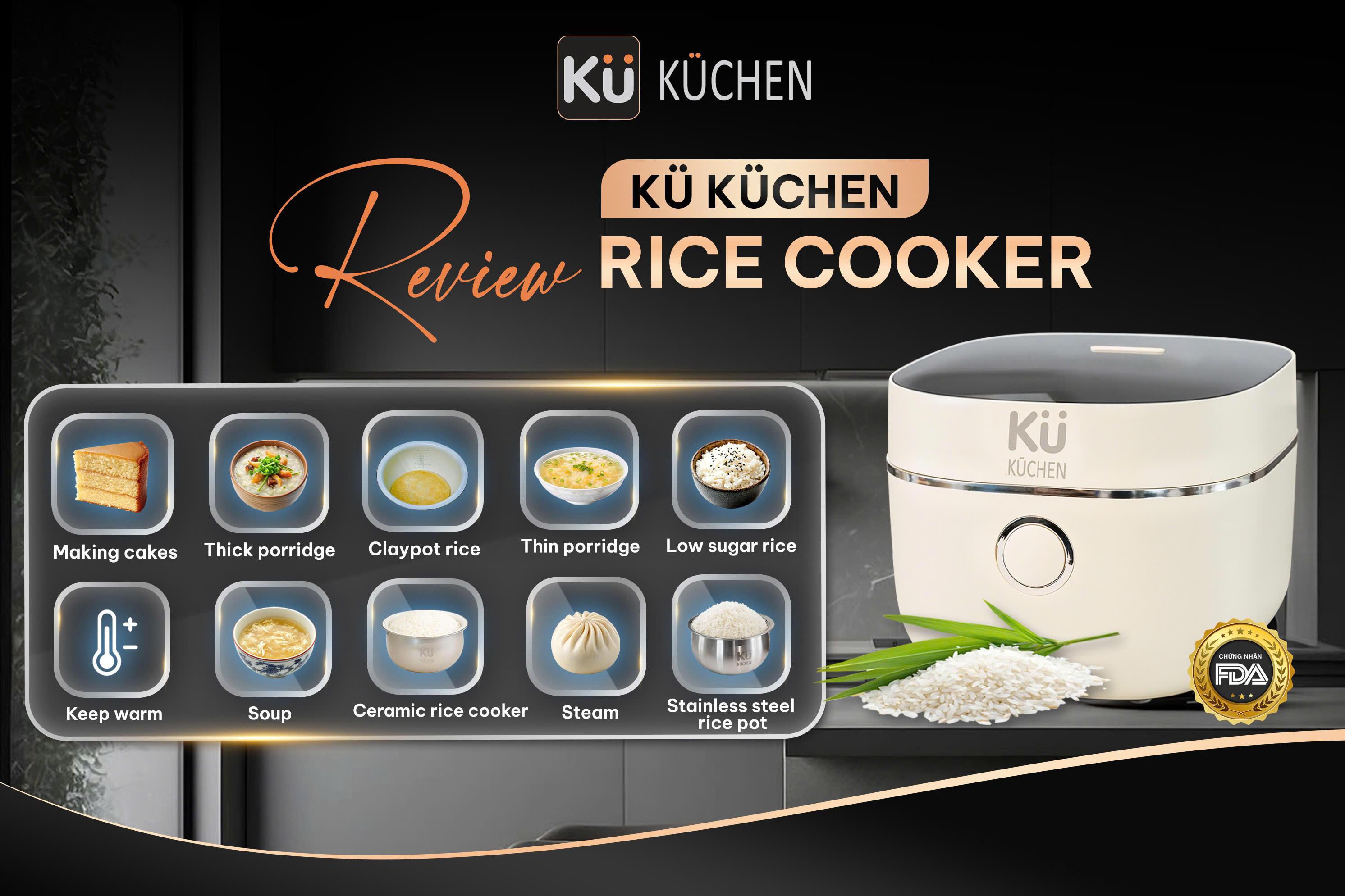 Kü Kuchen – Premium smart kitchen appliances trusted by Filipino households.